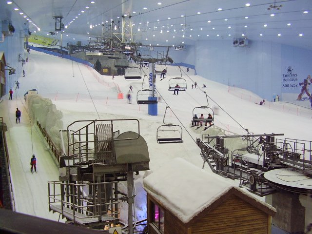 Imagen del interior de Ski Dubai