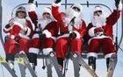 Sunday River organiza su 'Skiing Santas'