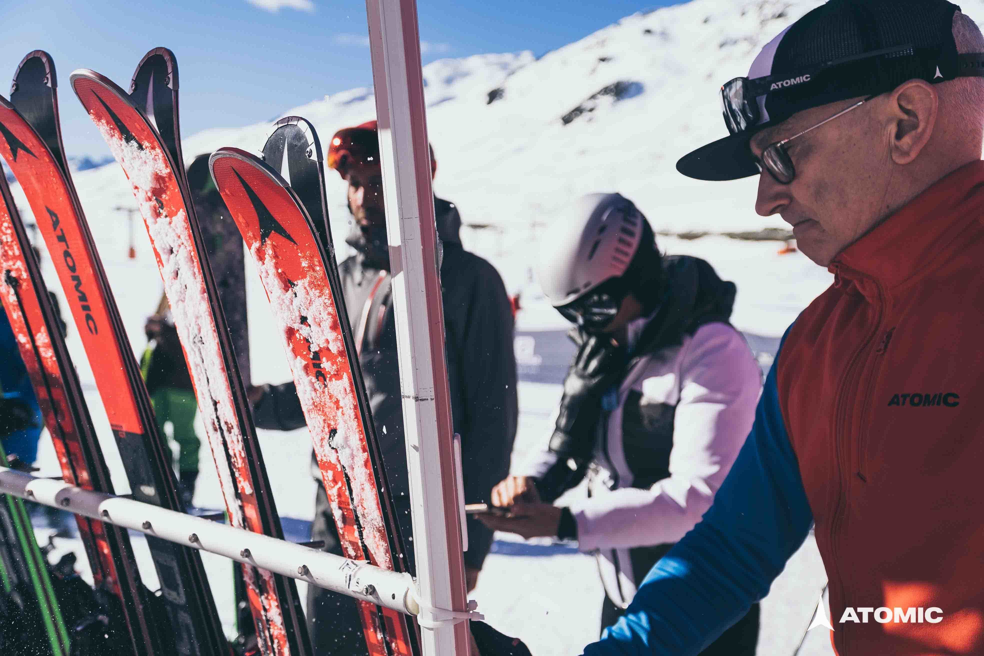 Redster Atomic en Baqueira beret esquí