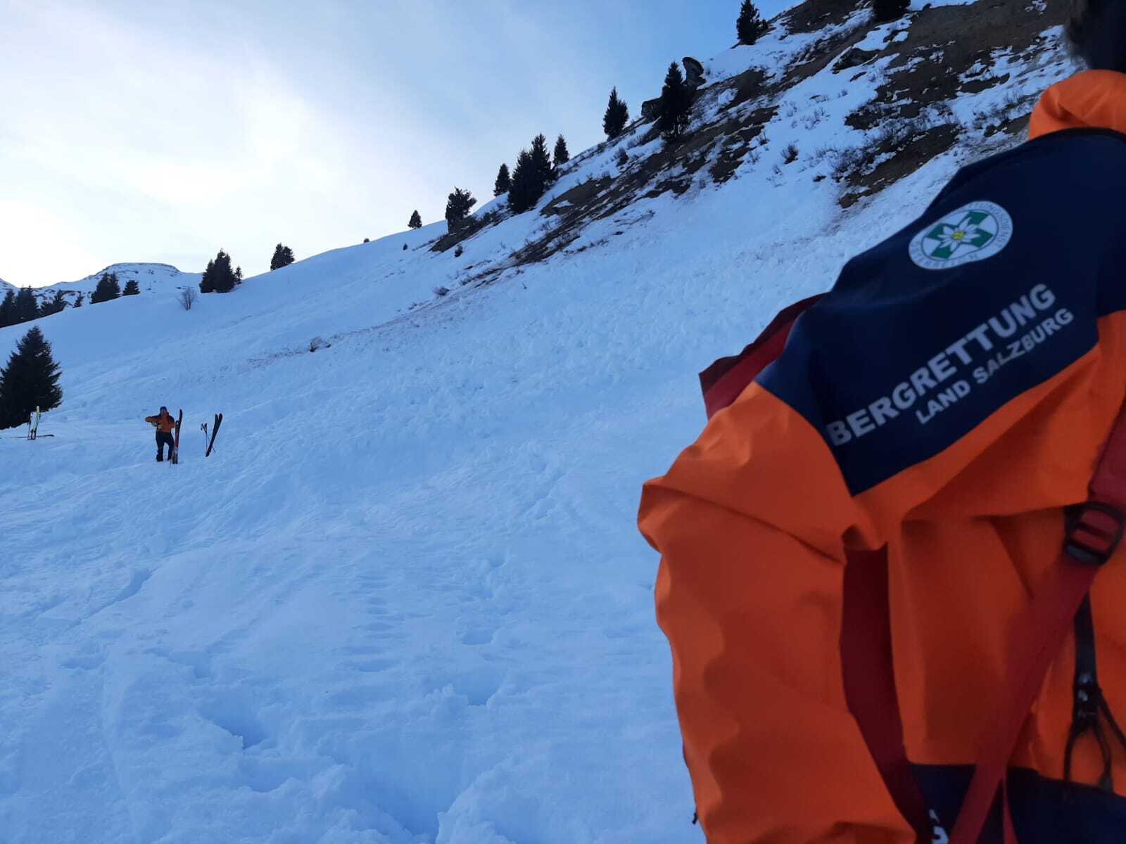alud y busqueda en Ski Amade