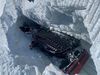 Cae una pisapistas dentro de una grieta de la estación de esquí de Zermatt