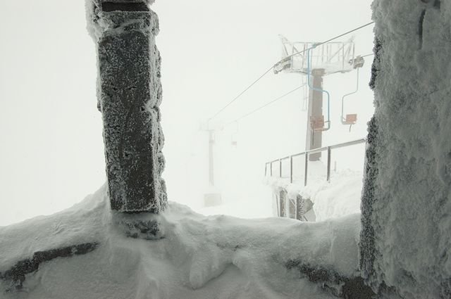 Estación de esquí abandonada