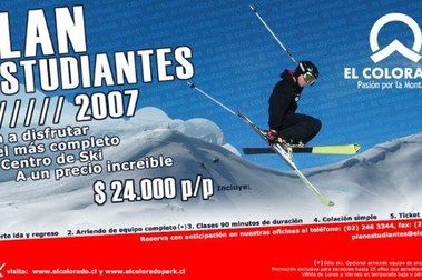 Plan Estudiantes en El Colorado: Esquiar Barato (2007)