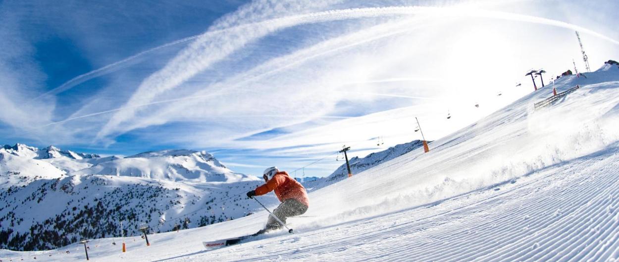 Las estaciones aragonesas buscarán captar al esquiador que se iba al extranjero