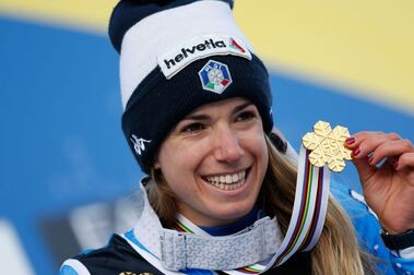 Marta Bassino gana contra todo pronóstico el oro del Super-G de Méribel 2023