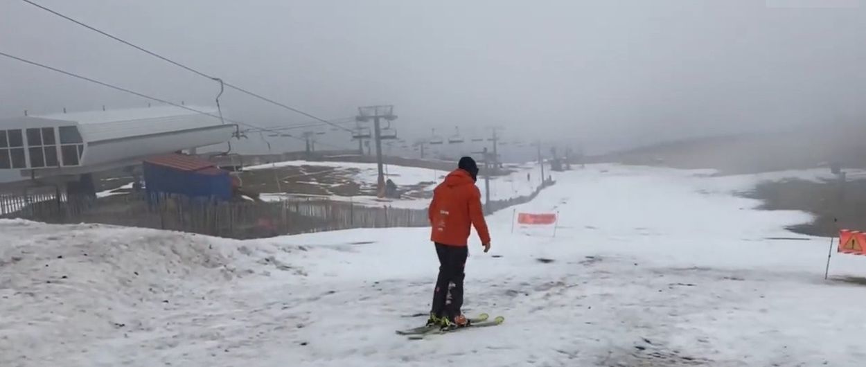 Manzaneda cierra su efímera temporada de esquí tras una imagen lamentable