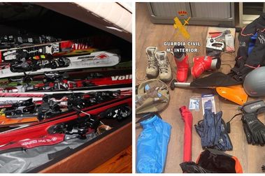 Pillan al autor de siete robos con fuerza de material de esquí en Benasque