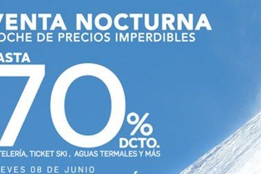 Chillán: Última parada de Venta Nocturna de Nevados de Chillán