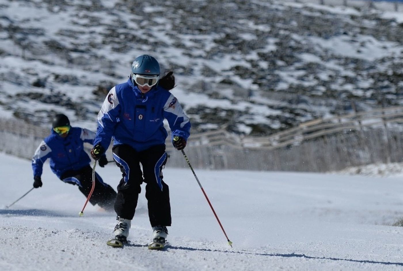 carrera esqui en Sierra de Bejar