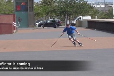 Refl. técnicas: Curva base de esquí sobre patines en línea [Vídeo]
