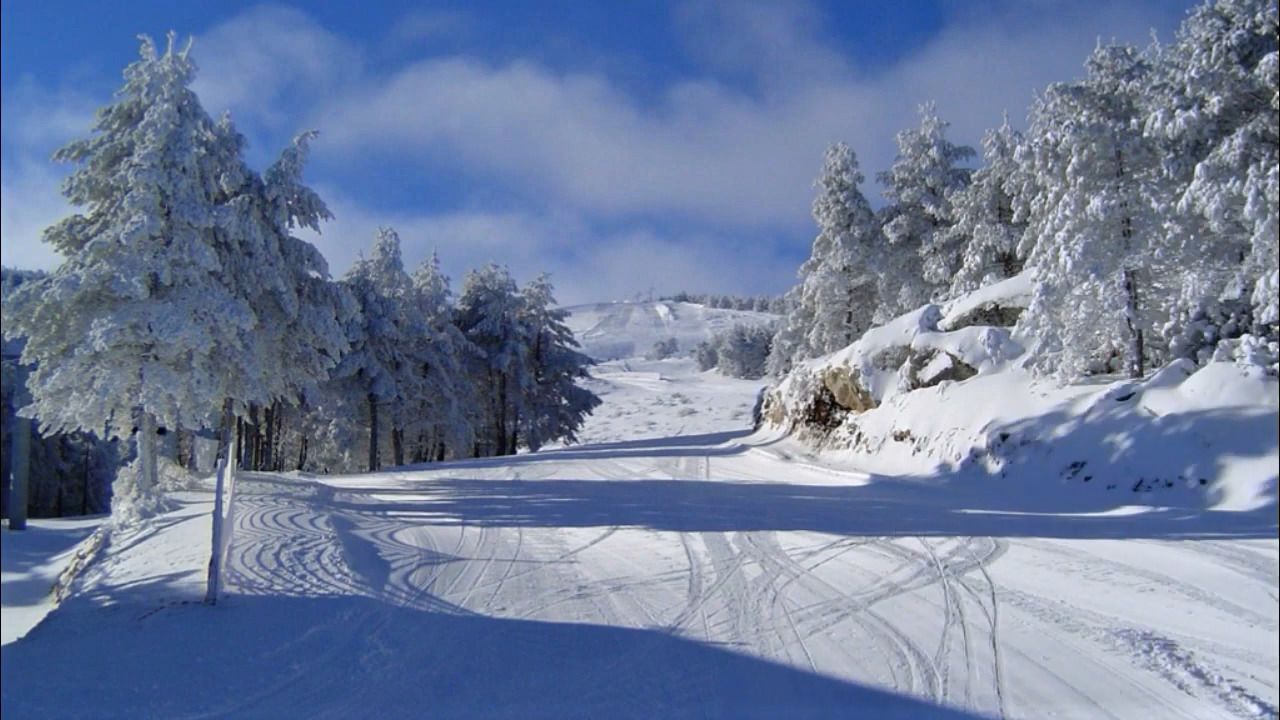 Pistas de esqui en Manzaneda