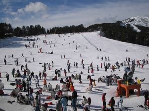Esquiadores en Andorra