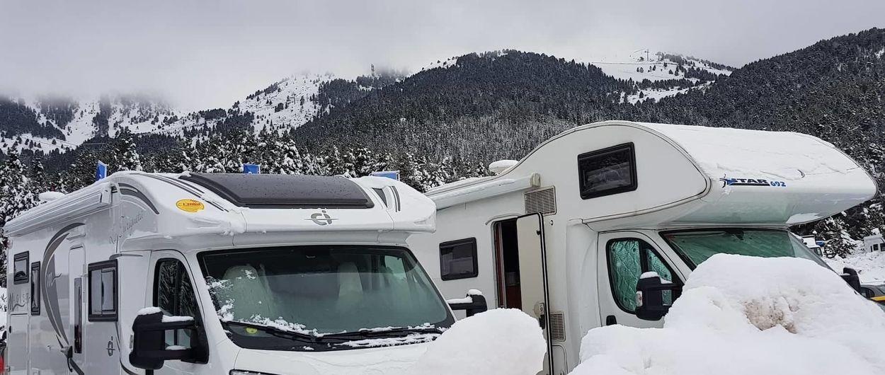 La estación de esquí de Baqueira crea nuevo parking para vehículos camper