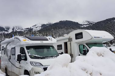 La estación de esquí de Baqueira crea nuevo parking para vehículos camper