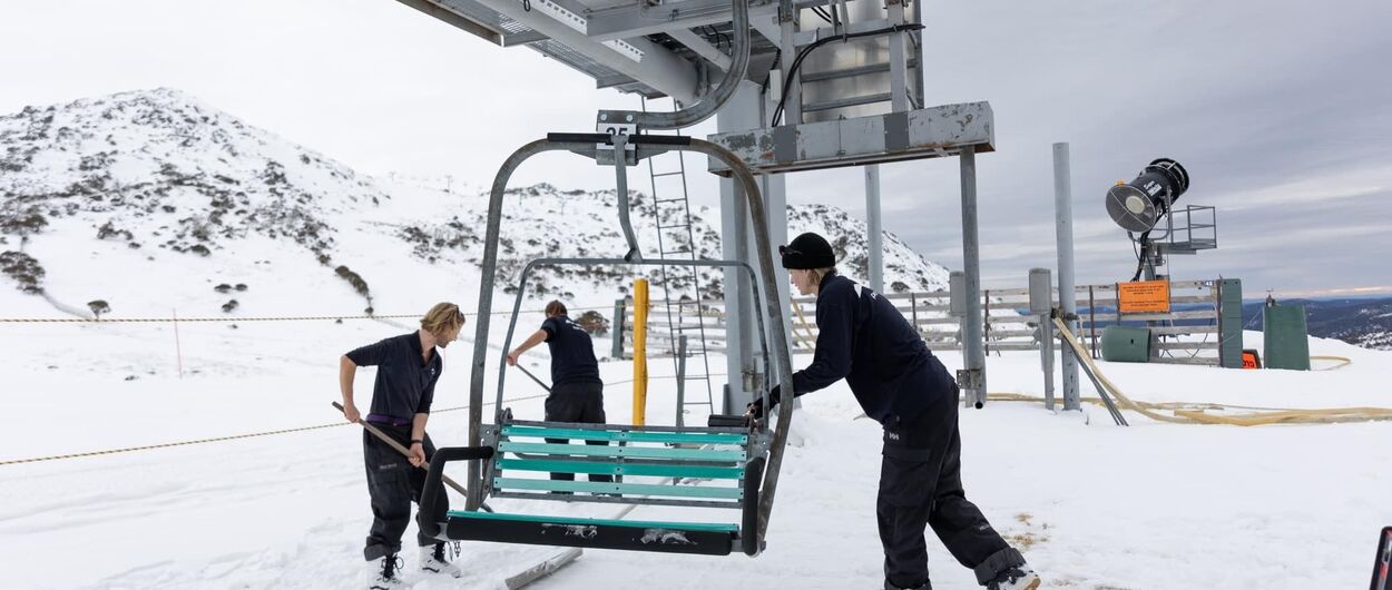 La estación de esquí de Perisher Blue renueva el telesilla más alto de Australia