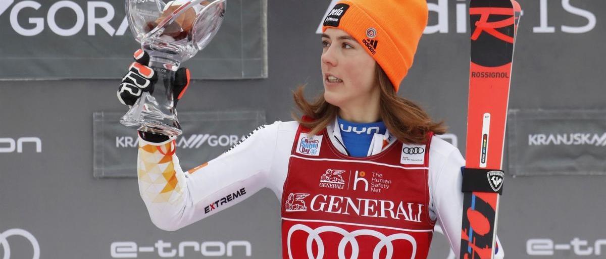 Petra Vlhova amplia su dominio en el slalom con una quinta victoria en Kranjska Gora