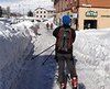 Esquiando en casa