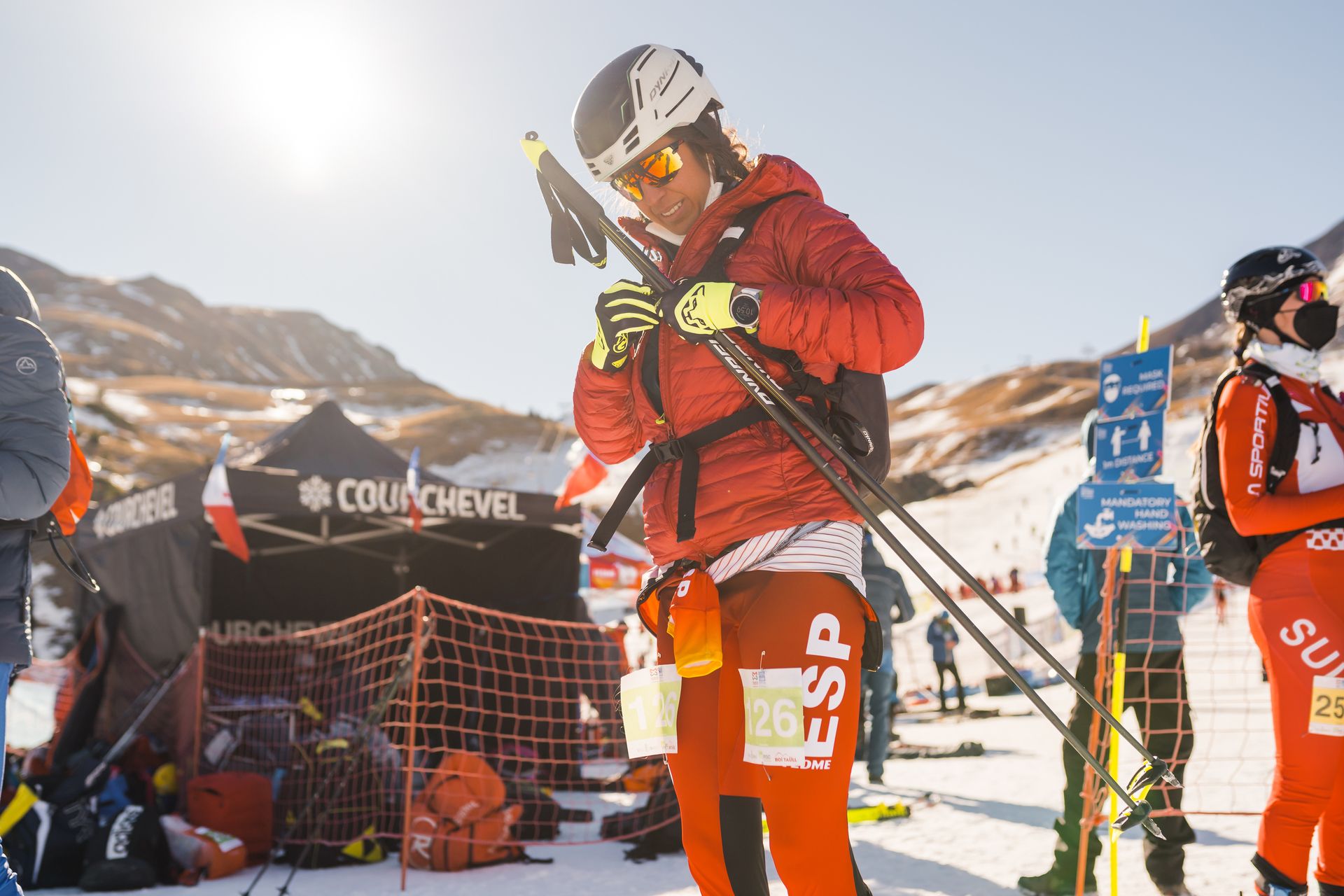 IMagenes del sprint de los Campeonatos de Europa esqui montaña Boi Taull 2022