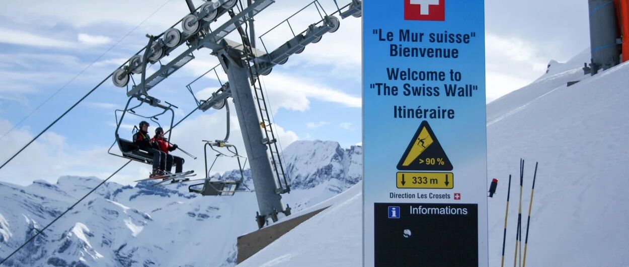 Esquiador muere al colarse en el 'Muro Suizo': una de las pistas más difíciles del mundo