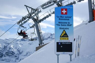 Esquiador muere al colarse en el 'Muro Suizo': una de las pistas más difíciles del mundo