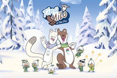 Tina y Milo son las dos mascotas olímpicas de Milán-Cortina d'Ampezzo 2026