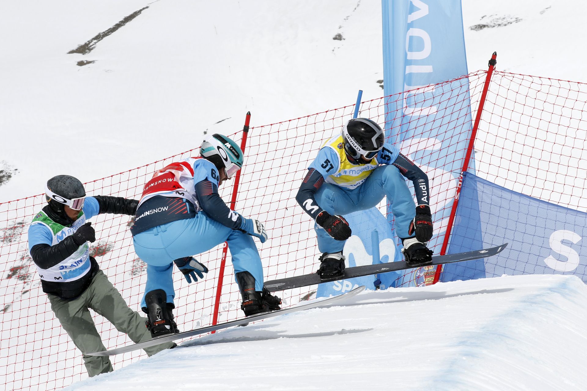 Fotos del Campeonato de España de snowboardCross 2022 en Baqueira Beret