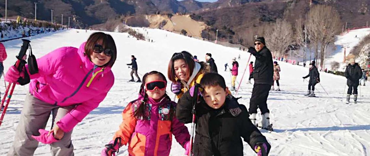 China sigue sumando esquiadores