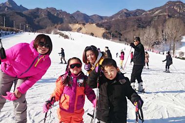 China sigue sumando esquiadores