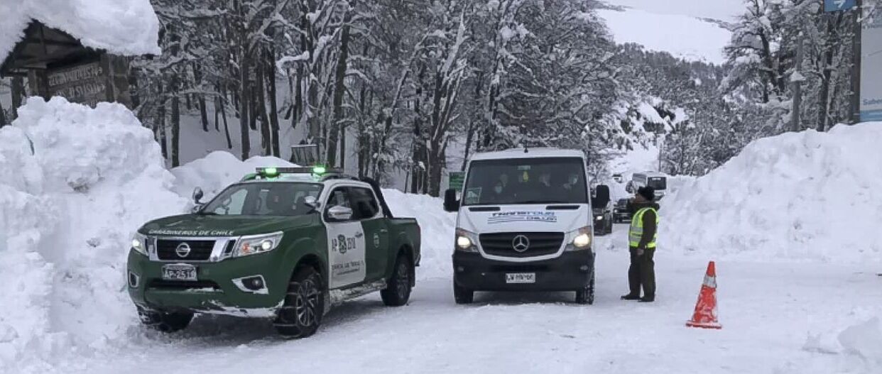 Se inició Control policial para subir por camino a Nevados de Chillán