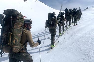 El Grupo Militar de Alta Montaña de Jaca presenta su expedición a la Patagonia