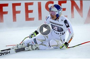 Posible nueva lesión de Lindsey Vonn en el Super-G de St. Moritz