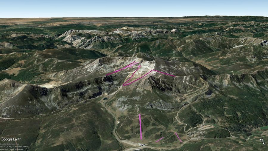 Vista Google Earth Pro San Isidro Temporada 2021/22