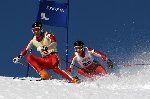 Santacana primero en la copa del mundo de esquí adaptado de Arta Terme