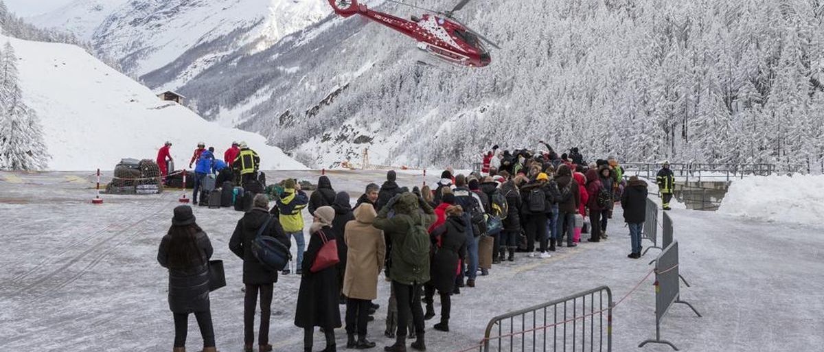 13.000 turistas quedan atrapados en Zermatt