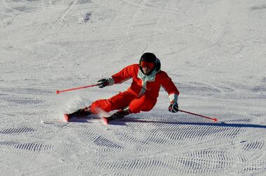 ¿Aprender a esquiar por imitación?