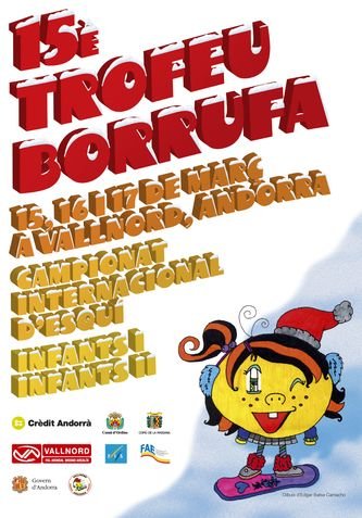Cartel competición Borrufa de Andorra
