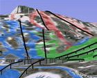 Mapa de pistas interactivo en 3D de Sierra Nevada