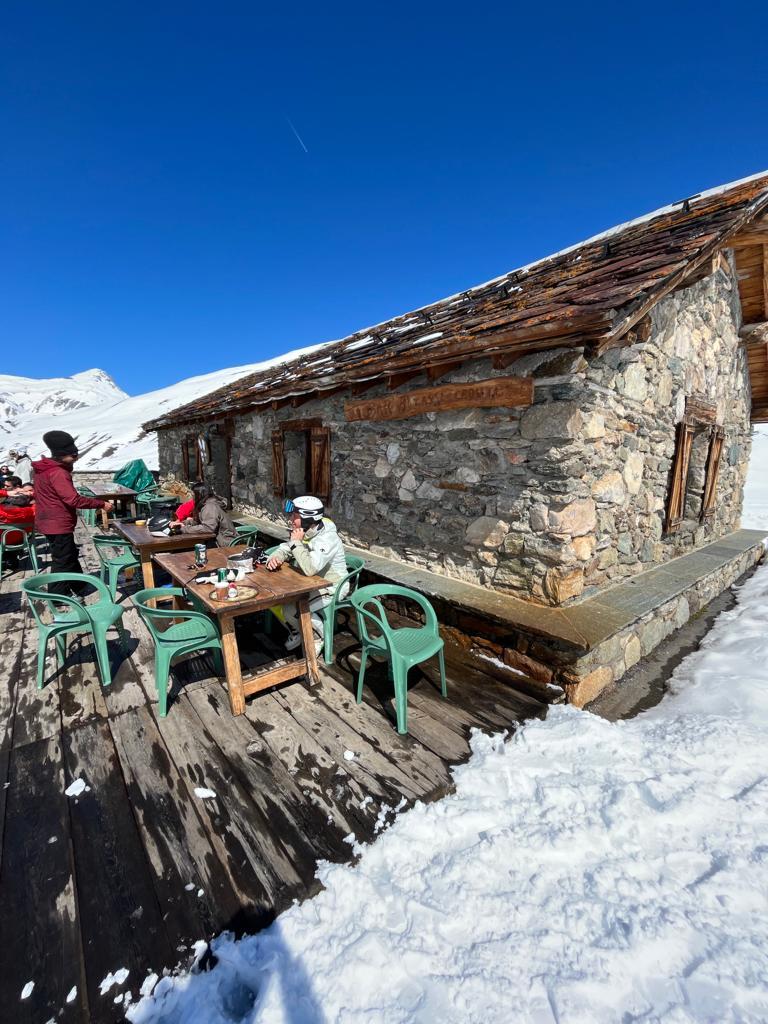 Restaurante fuera pistas Val d'Isère