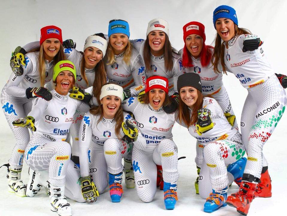 Italia equipo femenino esqui