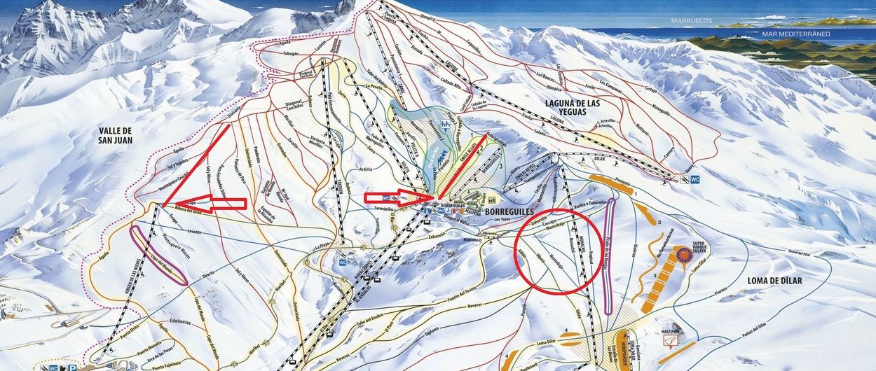 La estación de esquí de Sierra Nevada prepara proyectos para tres remontes 