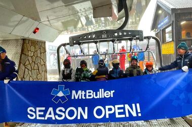 Mt. Buller abre la temporada de esquí del hemisferio sur