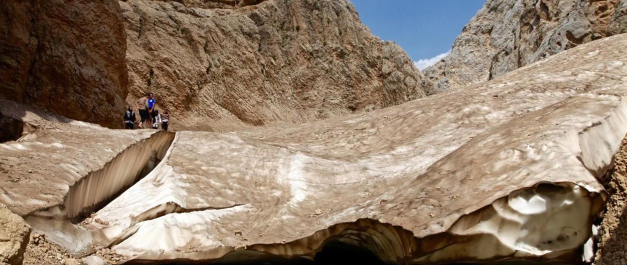 El glaciar sub-tropical del desierto de Irán