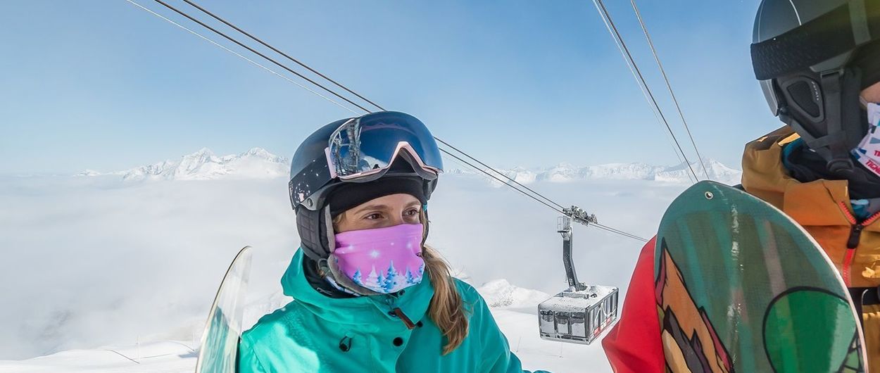 La mascarilla en Francia será obligatoria en esquiadores/as mayores de 11 años