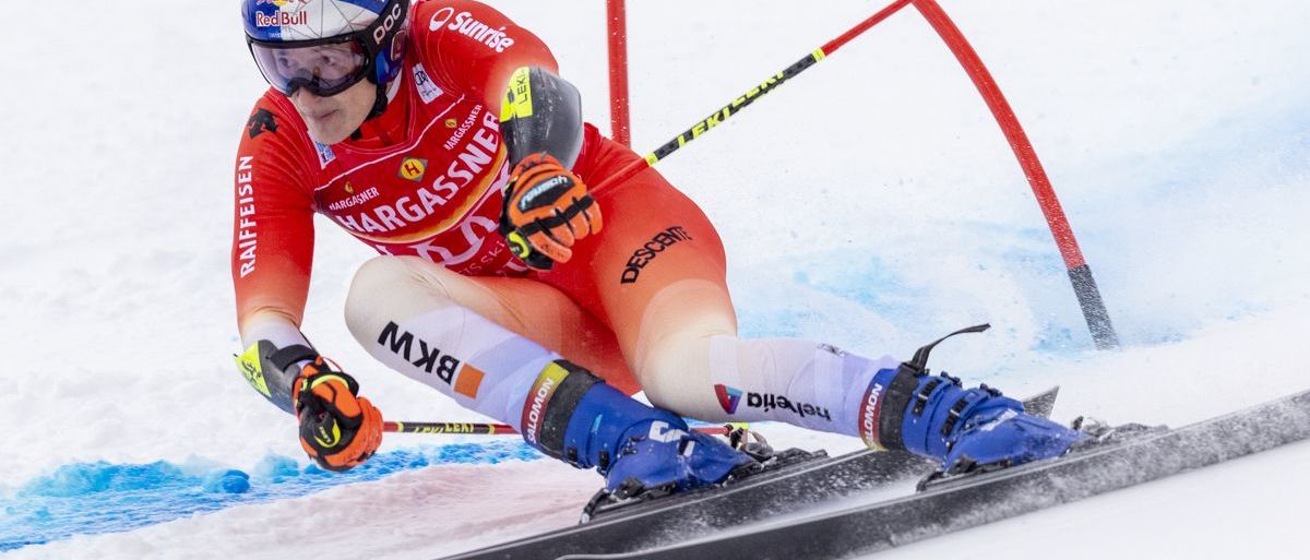 Masterclass de Odermatt en el Gigante de Copa del Mundo de esquí en Val d'Isère
