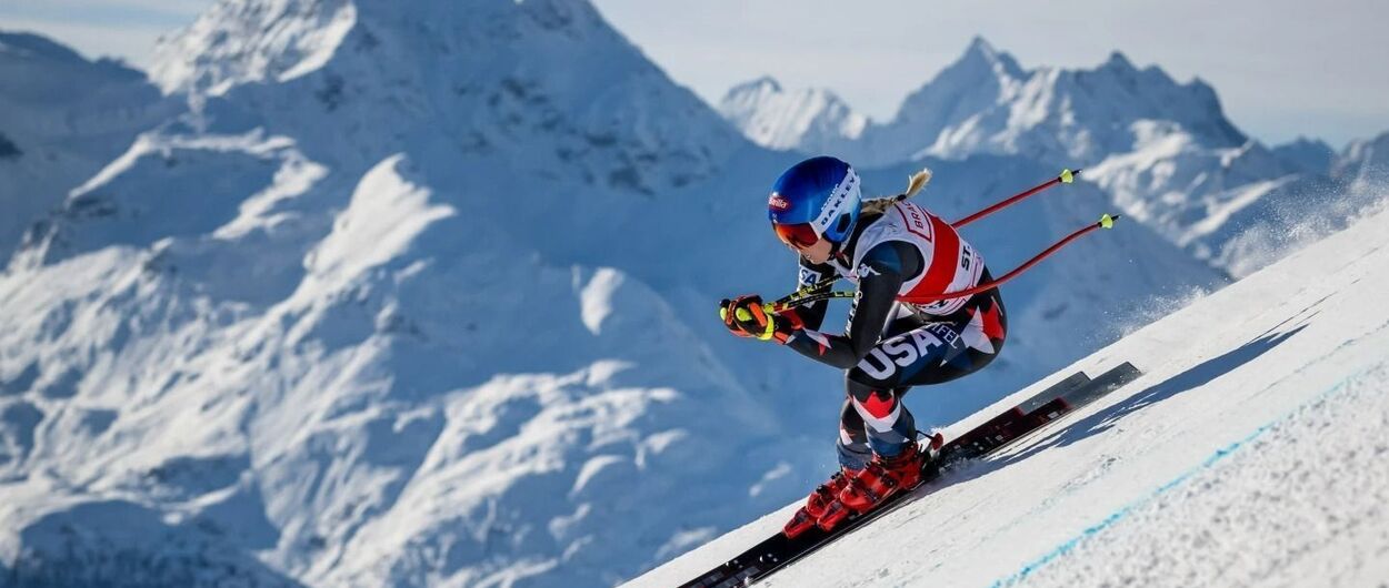 La esquiadora norteamericana Mikaela Shiffrin también gana en Descenso