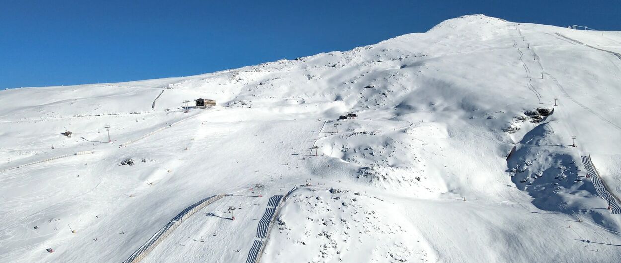 Sierra Nevada sigue ampliando superfice esquiable para este fin de semana