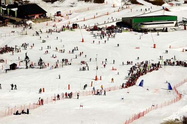 Imagen de la estacion de esquí de Cerler