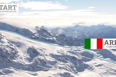 Gran Becca: la primera pista transnacional de la Copa del Mundo de esquí muestra su recorrido entre Italia y Suiza