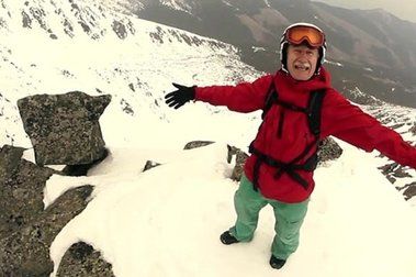 Milos Kmetko: El jubilado que decidió aprender snowboard