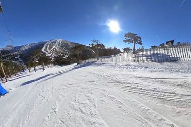 El Puerto de Navacerrada abre de nuevo con tres pistas de esquí